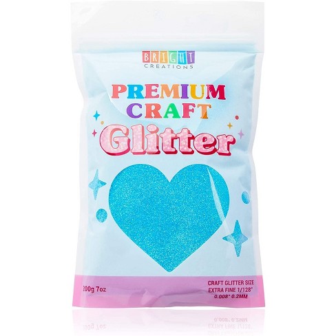 Bright Creations Blue Fine Holographic Glitter For Slime, Resin