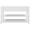 YOOCOZZ Pine Solid Wood Classic Design console table with Two Open Shelves - 4 of 4