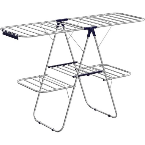 Songmics Clothes Drying Rack Foldable 2 level Laundry Drying Rack