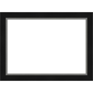 Amanti Art Eva Black Silver Narrow Framed Dry Erase Magnetic Board - 1 of 4