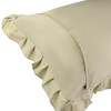Unique Bargains Single Layer Wide Ruffles Envelope Closure Pillowcases 2 Pcs - 3 of 4