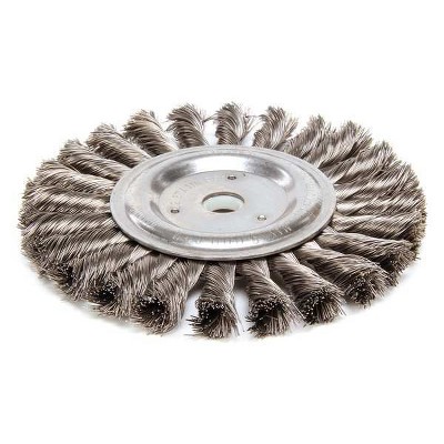 Weiler  Twist Wire Wheel Brush,Arbor,6 In. 93394