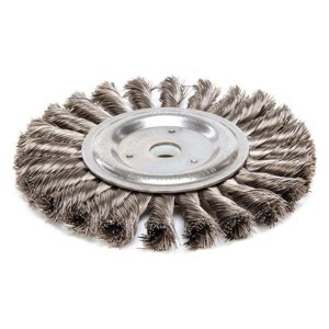 Weiler  Twist Wire Wheel Brush,Arbor,6 In. 93394 - 1 of 2
