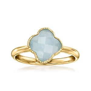 Ross-Simons Italian 1.40 Carat Aquamarine Ring in 14kt Yellow Gold - 1 of 4