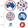 Big Dot of Happiness Australia Day - G'Day Mate Aussie Party Giant Circle Confetti - Party Decorations - Large Confetti 27 Count - 2 of 4