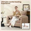 JUJABU 38" Wide Elegant Oversized Chenille Accent Chair with Plush Cushion - 4 of 4