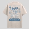 Men's Stranger Things WSQK Graphic T-Shirt - Cream/Blue - 3 of 4