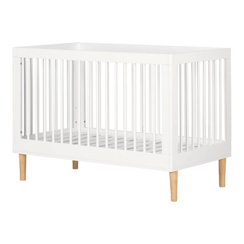 Picci Lella, Next to Me Cot / Crib - Wood, White - Mattress