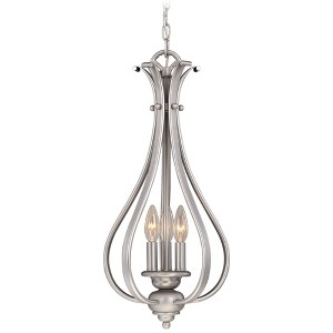 Vaxcel Monrovia 3 - Light Pendant in  Brushed Nickel - 1 of 4