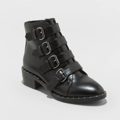 black ankle boots target