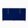 Light Luxury Storage Cabinet, Accent Cabinet With 4 Doors And Adjustable Shelves, Cabinet For Living Room-Cuddlewood - 3 of 4