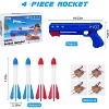 Outdoor Rocket Launcher Toy for Kids with LED Foam Glider Catapult Rocket Flight Modes Great for Birthday Party Gifts - 2 of 4