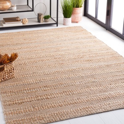 Handmade Ivory Cotton Flat Woven Non-Slip Rug - 3' x 5'