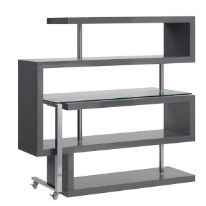 Acme Furniture Buck II Clear Glass Desk - 1 of 4