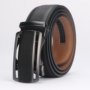 Paaaawaters Men's Belt, Slide Ratchet Belt with Premium Leather, Ratchet Dress Belt with Automatic Click Buckle, Father's Day Gift - 1 of 4
