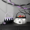 Halloween Light Up Plush Ghost Round Polyester Trick or Treat Pail - Hyde and EEK! Boutique™ - 2 of 4