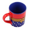 Silver Buffalo DC Comics Wonder Woman Logo Glitter Ceramic Mug | Holds 14 Ounces - 3 of 4