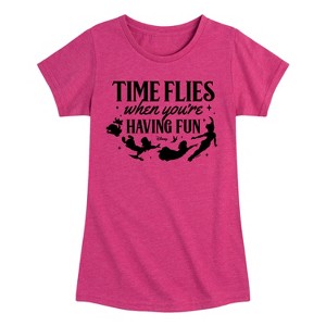 Girls' - Disney - Peter Pan Fitted Short Sleeve Graphic T-Shirt - 1 of 4
