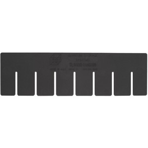 Quantum Storage Systems Short Divider, Conductive, For Use With Dg91050Co, Black (Pack Of 6), Made In Usa - 1 of 1
