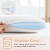 Gulches Gel Memory Foam Pillow (Standard Size:23.6"x15.7", 3.8" H) - Medium Firm, White, Breathable Washable Cover, CertiPUR-US - 2 of 4