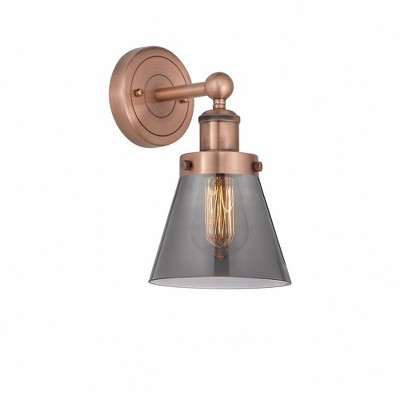 Cone - 1 Light Wall Sconce In Industrial Style-10 Inches Tall and 6.5 Inches Wide
