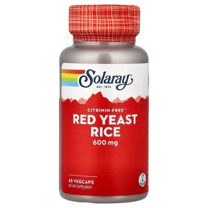 Solaray Red Yeast Rice, 600 mg, 45 Count - 1 of 4