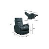 Reclining Chair Made of Polyester, Featuring Simple Operation, Ideal for Living and Bedroom Use. - 4 of 4