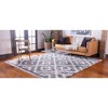 Unique Loom    Hygge Shag Diamond Area Rug - 3 of 4