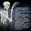 Life Size Human Skeleton Halloween Decoration Value 2 Pack- Adult 5' 4" & Child 2' - Articulated Posable Limbs Stay, Weather Resistant Indoor/Outdoor - 4 of 4