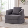 Lyngins Ultra-Portable Folding Recliner Chair, Premium Chenille Fabric Single Sofa Chair, Space-Saving Fold-to-Flat Accent Chair for Small Spaces - 4 of 4