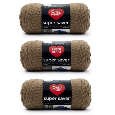 Red Heart Super Saver Yarn 24 Pack-Cafe Latte