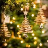 Evergreen Beautiful Wooden Christmas Tree 3D Ornament Christmas Decor - 11 x 4 x 4 Inches Indoor/Outdoor Decoration - 2 of 4