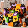 Hachikiko Halloween Fleece Throw Blanket 50"x60",Bat & Ghost Plaid Pattern, Soft Fuzzy Plush for Kids & Adults - 3 of 4