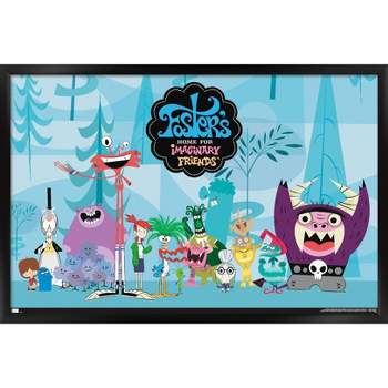 Trends International Foster's Home for Imaginary Friends - Group Framed Wall Poster Prints
