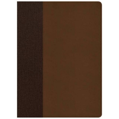 CSB Life Essentials Study Bible, Brown Leathertouch - by  Gene A Getz (Leather Bound)