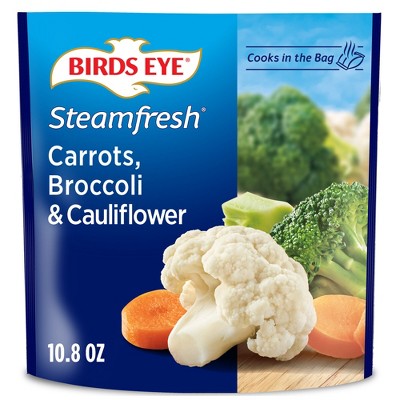 Birds Eye Steamfresh Frozen Broccoli, Cauliflower & Carrots - 12oz : Target