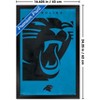 Trends International NFL Carolina Panthers - Logo 25 Framed Wall Poster Prints - 3 of 4