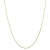 Black Bow Jewelry 0.7mm, 10k Yellow Gold, Cable Rope Chain Necklace - 3 of 4