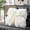 Cozy Bliss Faux Fur Throw Blanket Soft Textured Throw - 4 of 4
