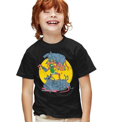 Boys' Short Sleeve Rick And Morty the Adventures Of Pickle Rick T-Shirt
