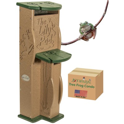 JCS Wildlife Lily Pad Poly Lumber Tree Frog Condo