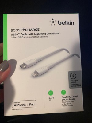 Belkin® 3.3-foot Boost Up Charge™ Usb-c® To Usb-a Cable (black). : Target