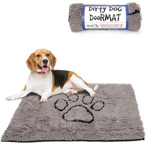 Dog Gone Smart Dirty Dog Doormat - Fast Drying Rug for Clean Floors - Absorbent Mat for Muddy Paws - 1 of 2