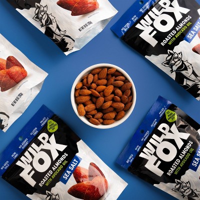 Wild Fox Sea Salt Roasted Almonds - 10oz