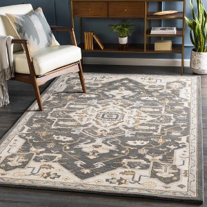 Hauteloom Broomfield 1145 Hand Tufted Blue Wool Rug - 1 of 4