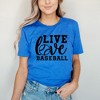 Simply Sage Market Women's Live Love Baseball Short Sleeve Graphic Tee - 2 of 3