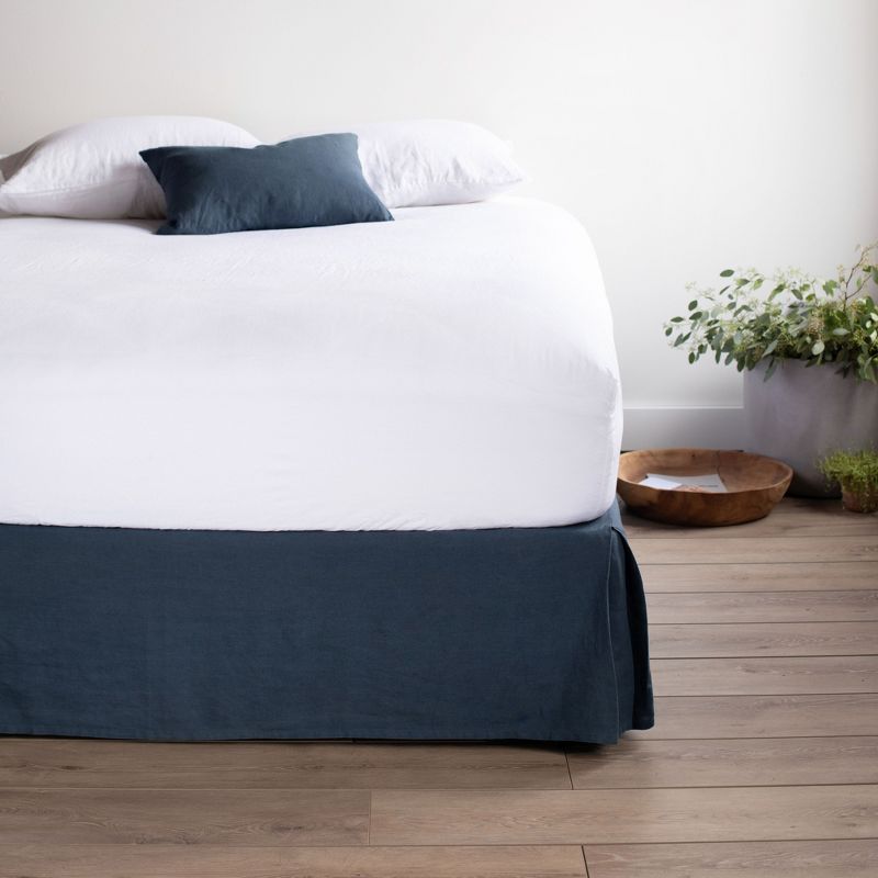 100% French Linen Bedskirt | BOKSER Home, 1 of 7