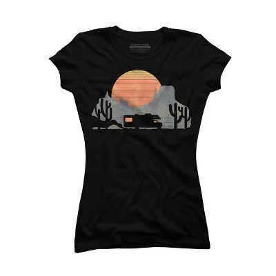 Junior's Design By Humans on the road By radiomode T-Shirt