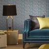 Zen Teal and Copper Geometric Paste the Wall Wallpaper - 2 of 4