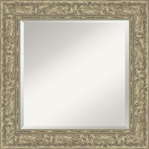 Amanti Art Luxe Beveled Framed Bathroom Vanity Wall Mirror - 1 of 4